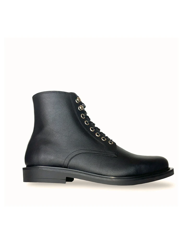 NAE Herren vegan Stiefel Jules Schwarz