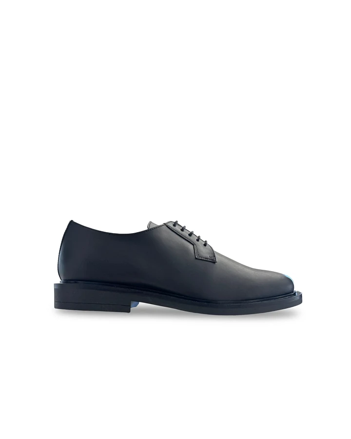 NAE Herren vegan Schuhe Derby Oto Schwarz