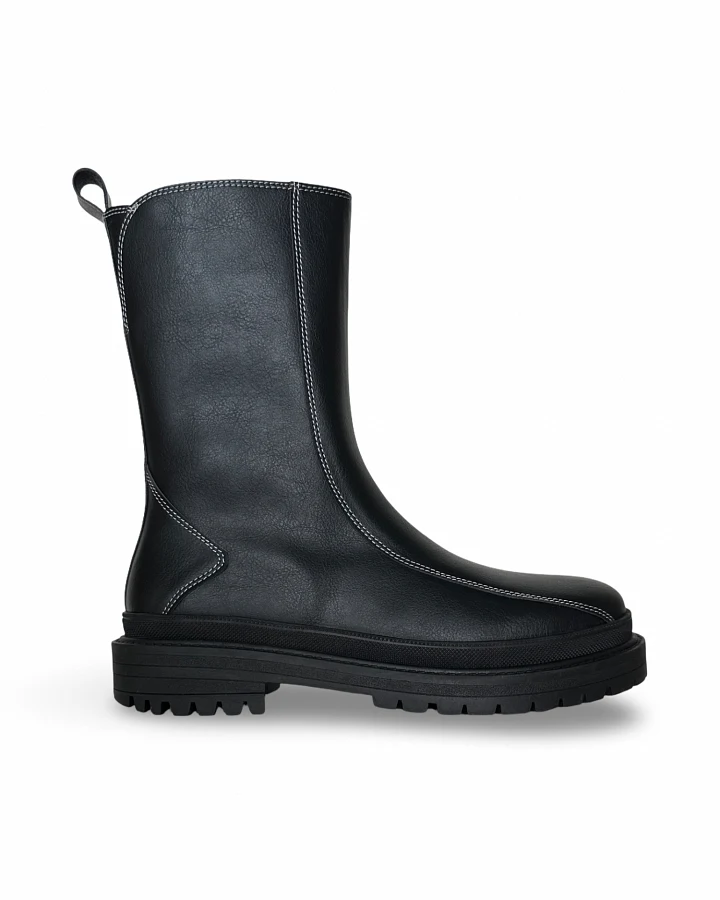 NAE Damen vegan Ankle Boots Reiko Schwarz