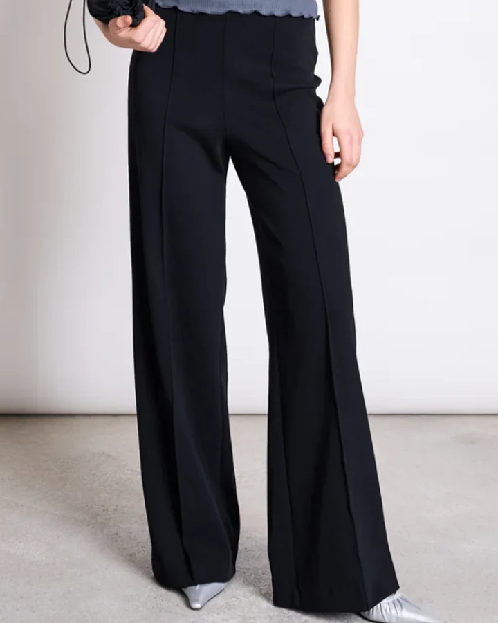 JAN 'N JUNE Damen vegan Hose Laredo Schwarz