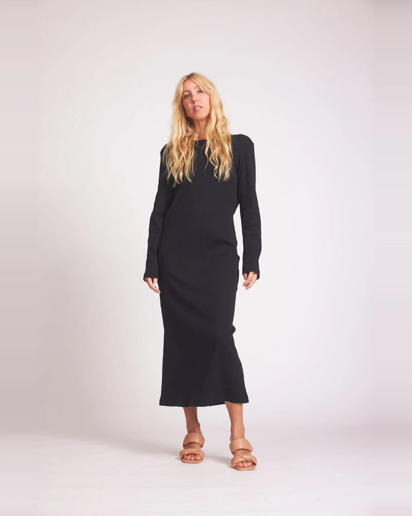 Baìge the Label Damen vegan Kleid Bina Schwarz – Ansicht 2