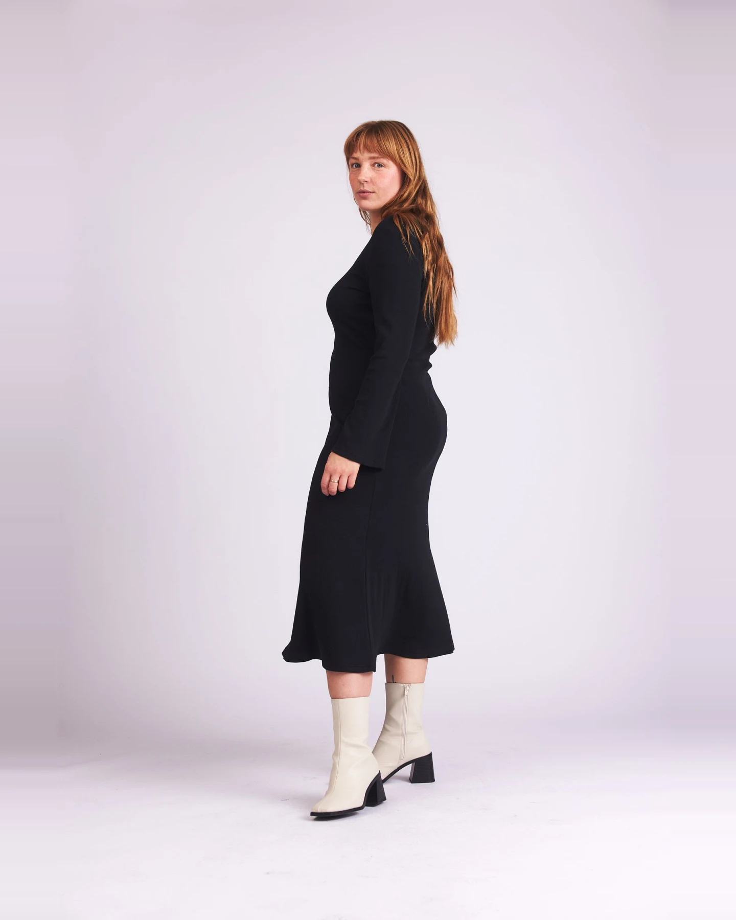 Baìge the Label Damen vegan Kleid Birdie Schwarz – Ansicht 2