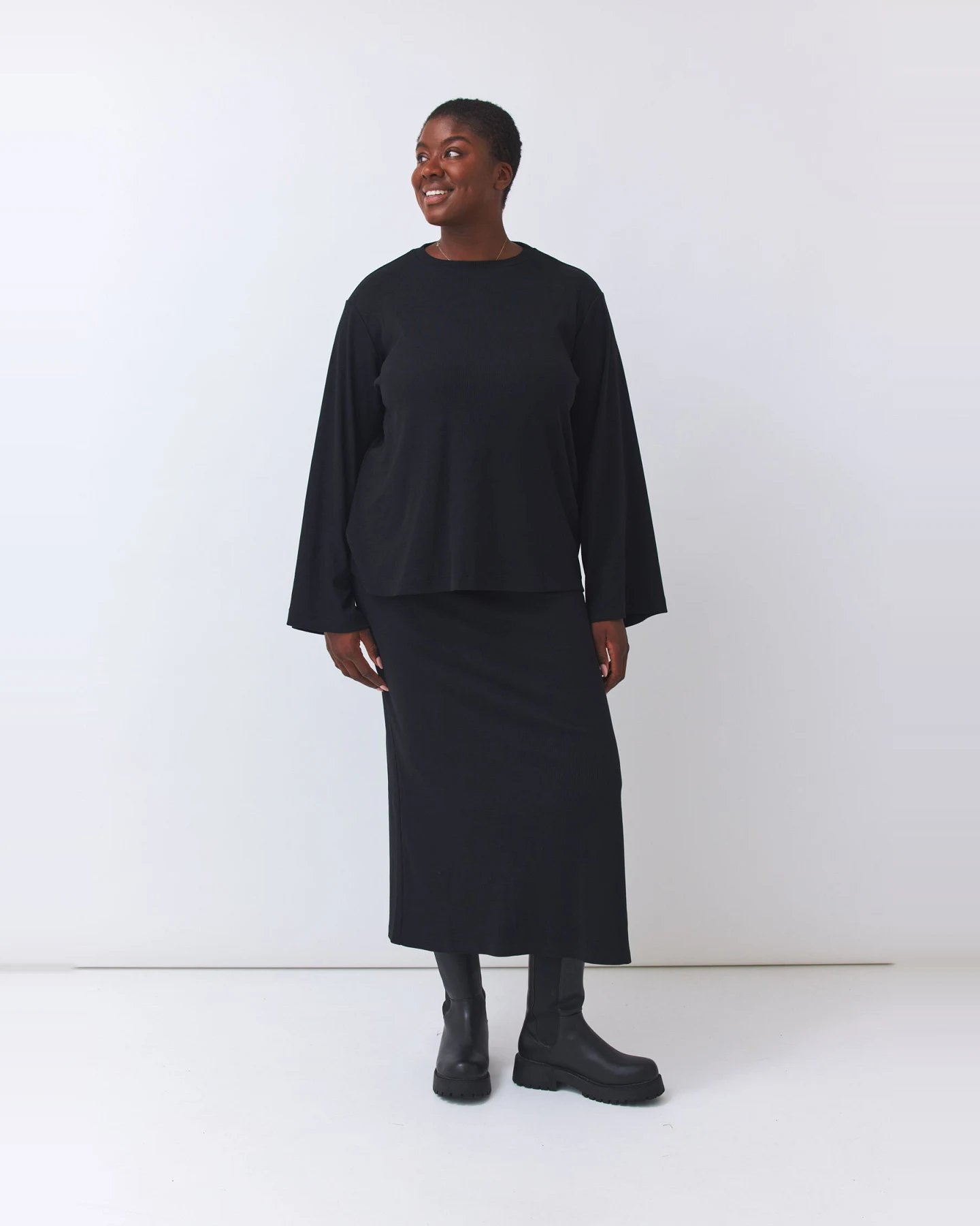 Baìge the Label Damen vegan Rock Bea Schwarz – Ansicht 2