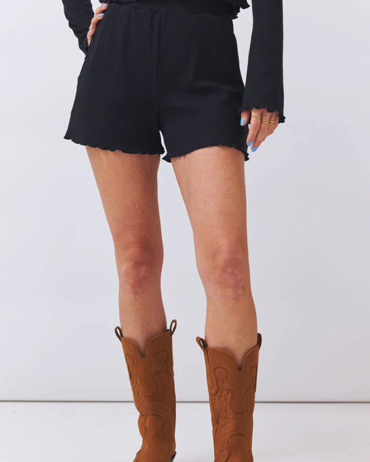 Baìge the Label Damen vegan Shorts Baramee Schwarz