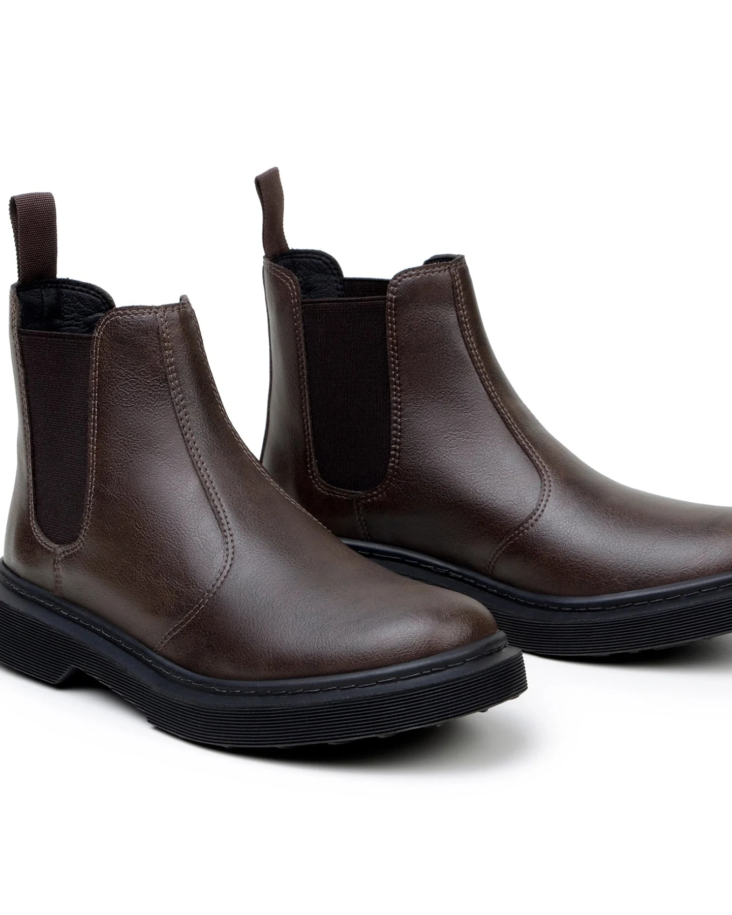 Green Laces Herren vegan Chelsea Boots Espresso Braun – Ansicht 2