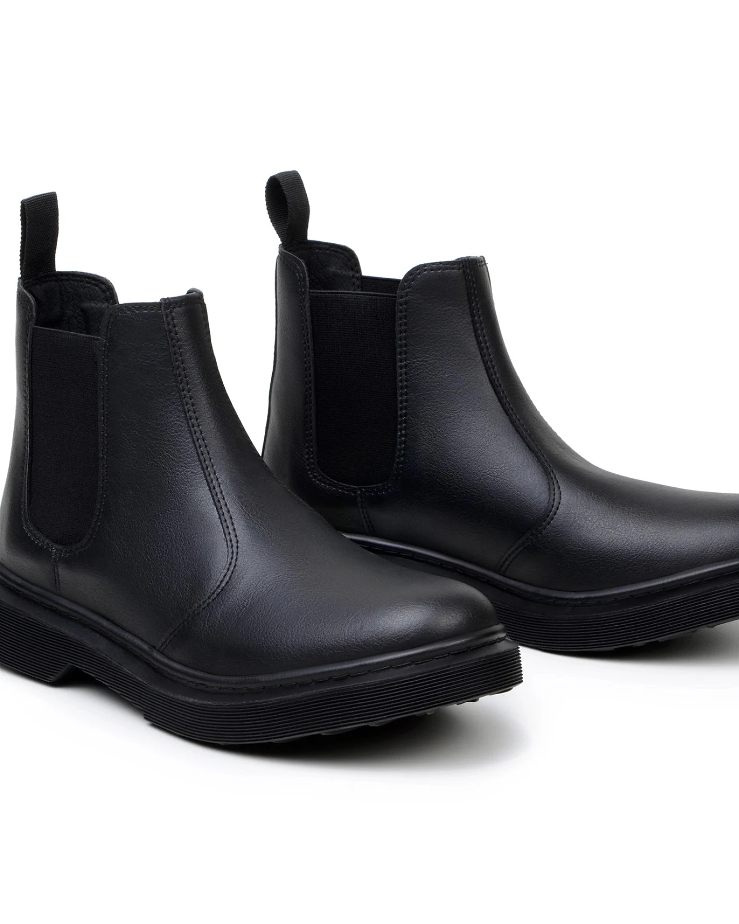 Green Laces Herren vegan Chelsea Boots Schwarz – Ansicht 2