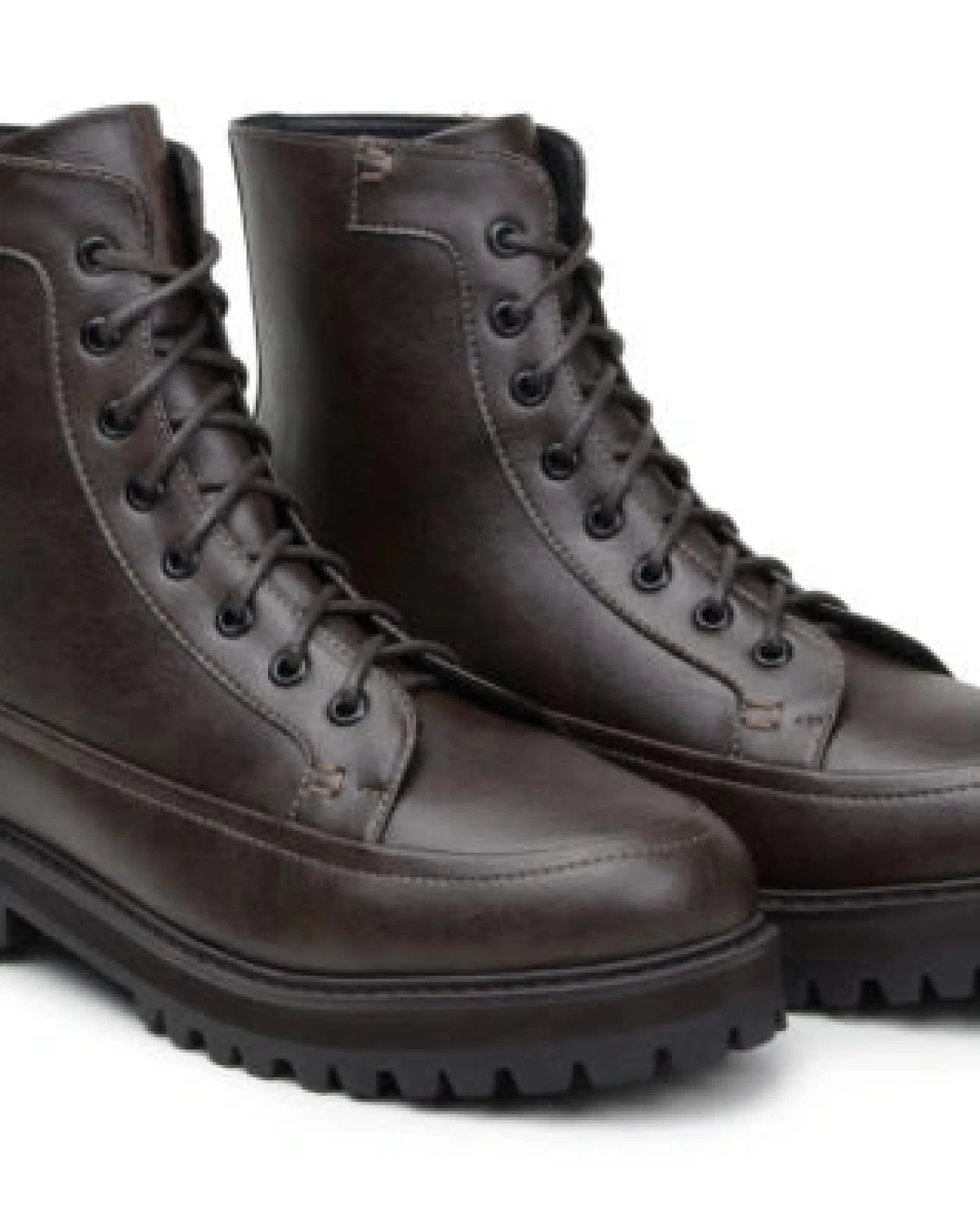 Green Laces Herren vegan Stiefel Lace-Up Ingmar Espresso Dunkelbraun – Ansicht 2