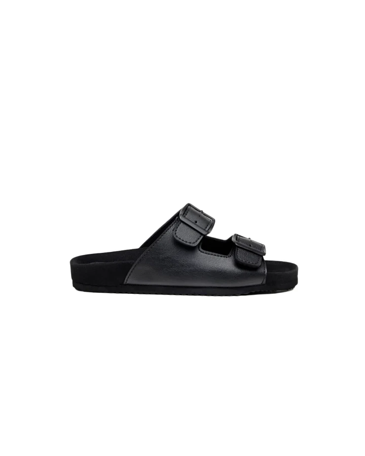 Green Laces Herren vegan Sandalen Two Strap Truda Schwarz