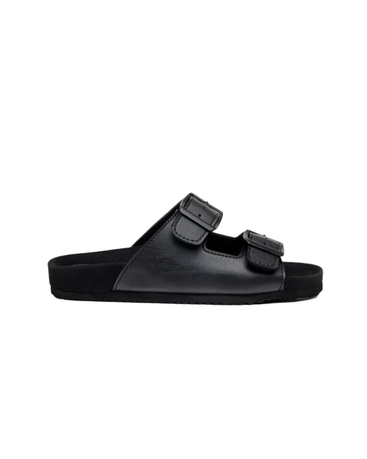 Green Laces Herren vegan Sandalen Two Strap Truda Schwarz