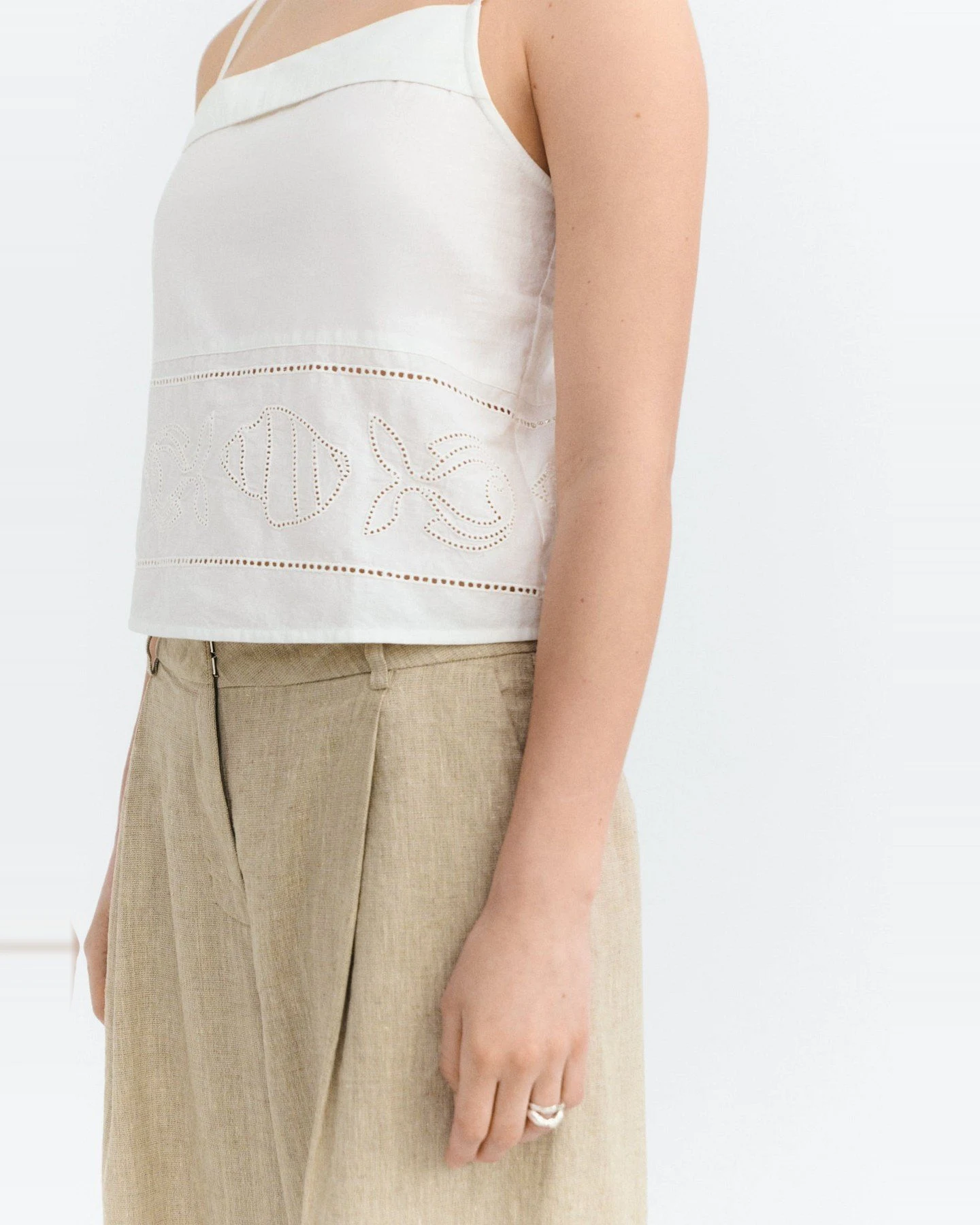 Top Raida Fish And Shell Weiß – Ansicht 2