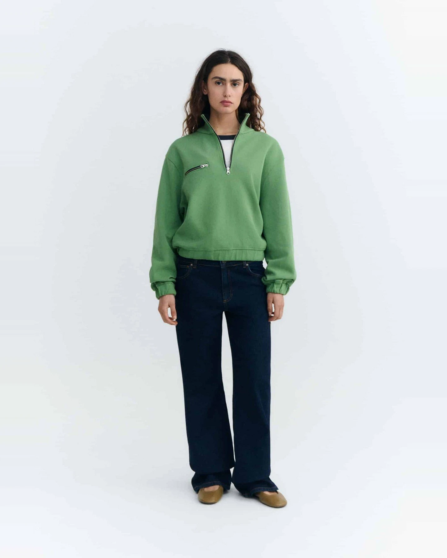 Sweatshirt Pippa Grün – Ansicht 2