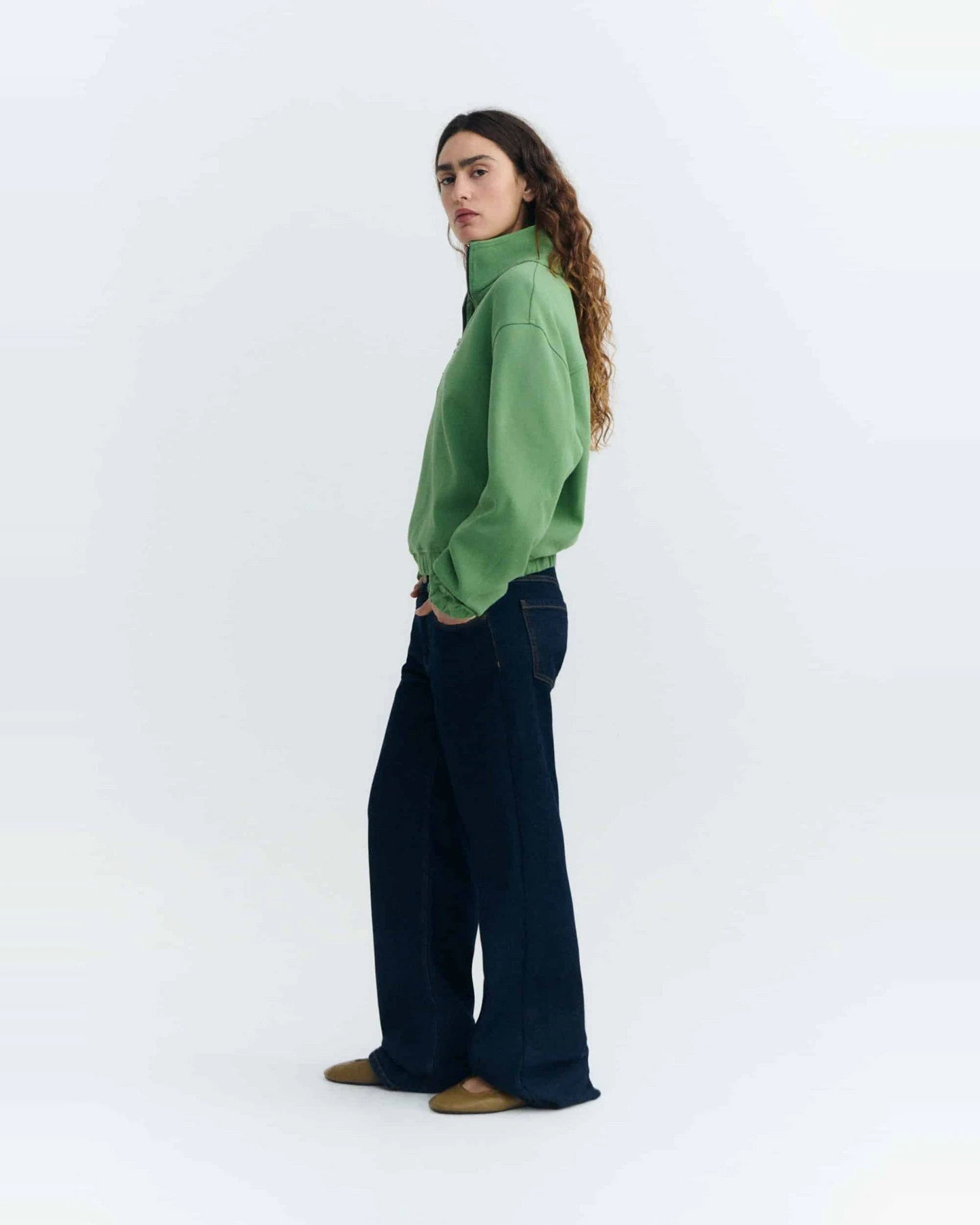 Sweatshirt Pippa Grün – Ansicht 5