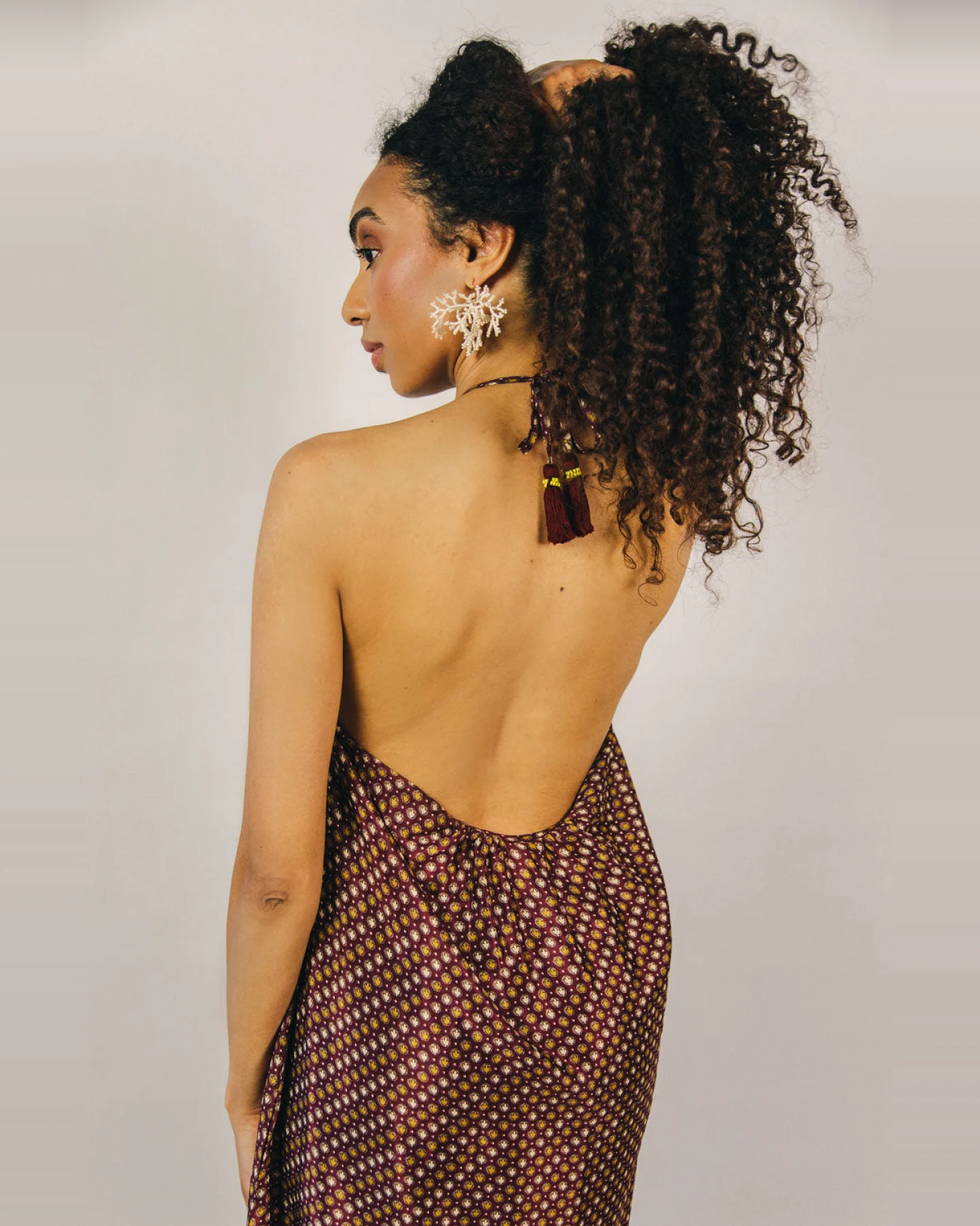 el.résidu Damen vegan Kleid Myra Brown – Ansicht 2