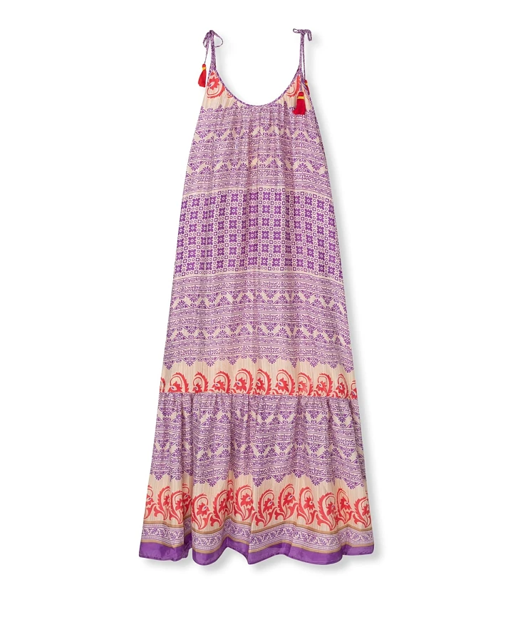 el.résidu Damen vegan Kleid Myra Lila