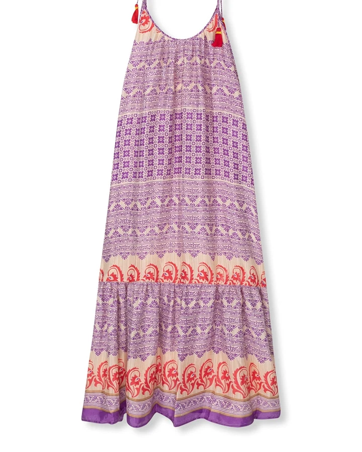 el.résidu Damen vegan Kleid Myra Lila