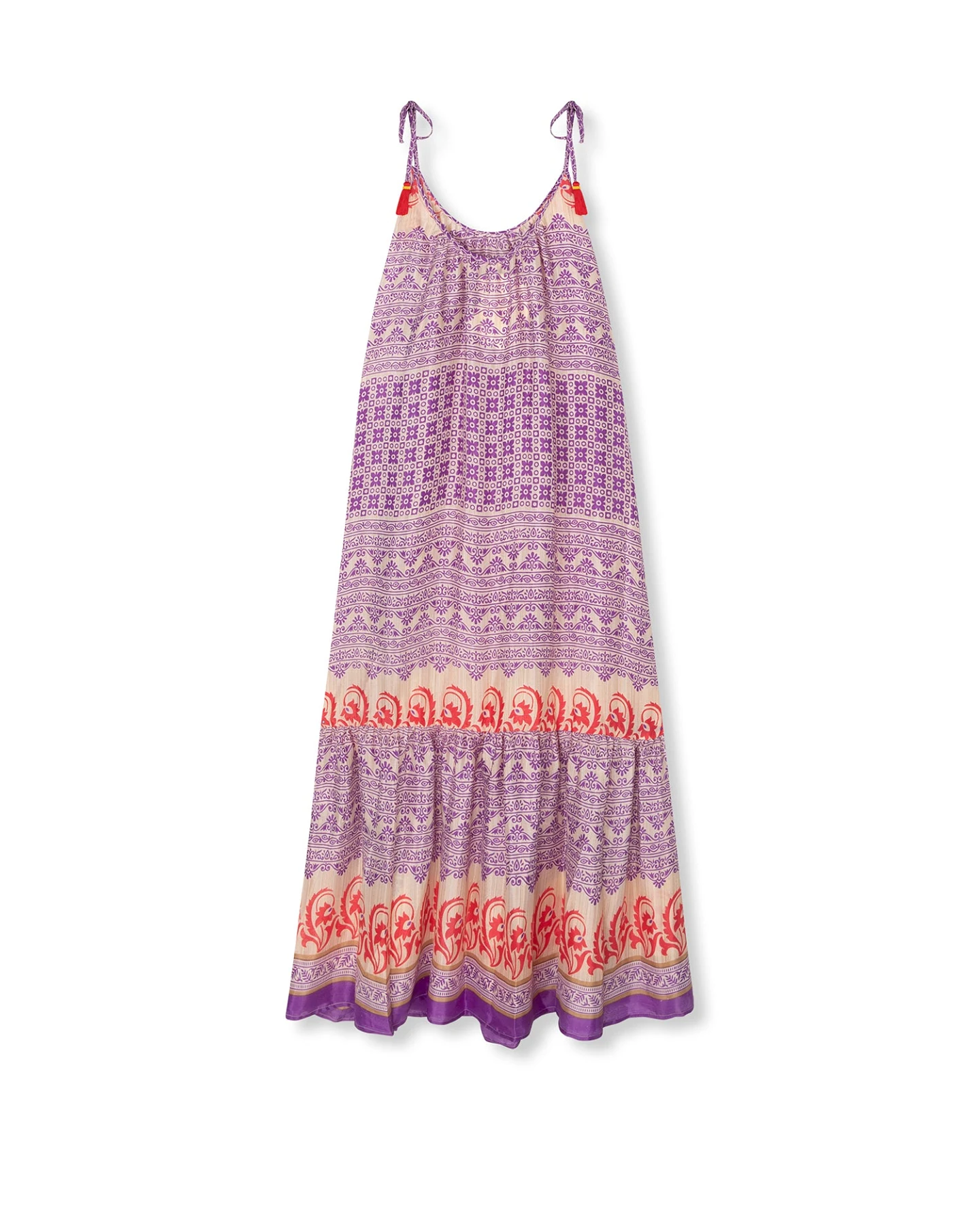 el.résidu Damen vegan Kleid Myra Lila – Ansicht 2