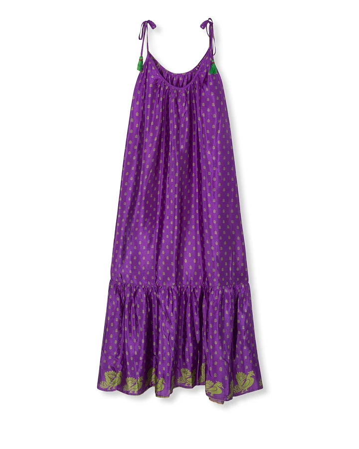el.résidu Damen vegan Kleid Myra Lila