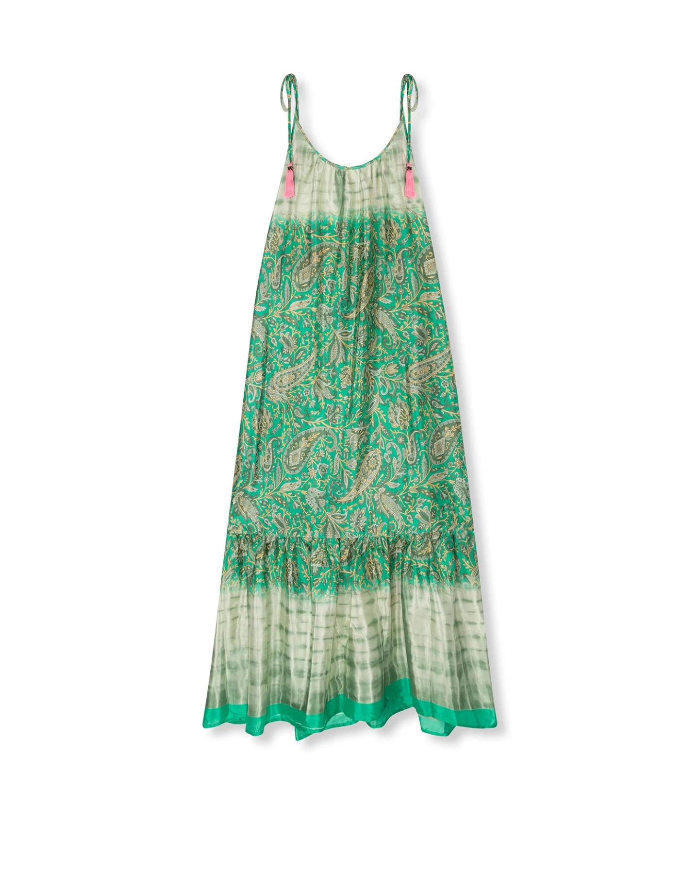 el.résidu Damen vegan Kleid Myra Green – Ansicht 2