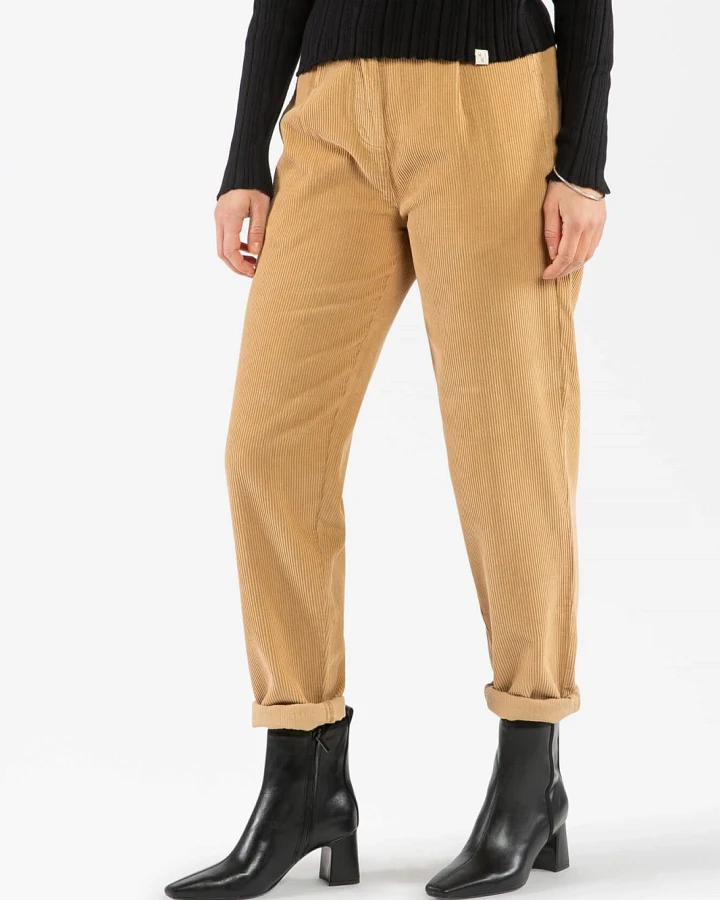 MATONA Damen vegan Hose Marmot Hellbraun