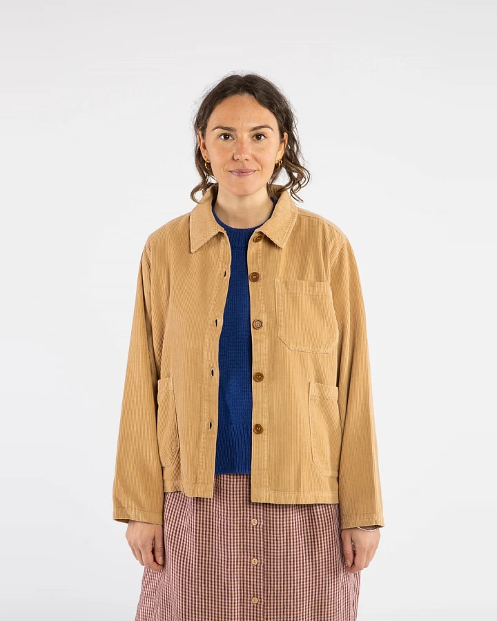 MATONA Damen vegan Jacke Classic Marmot Braun