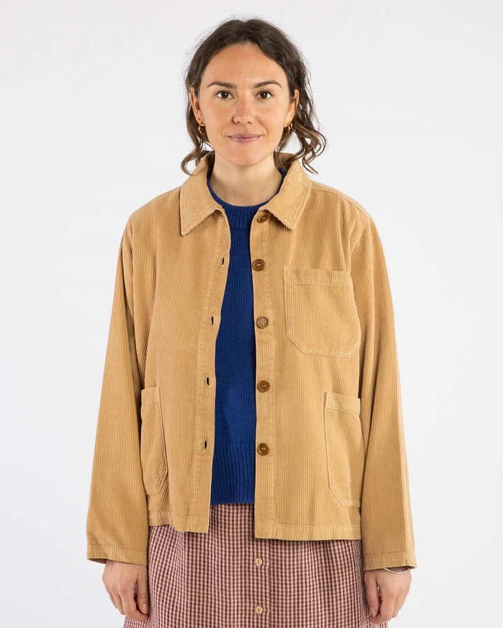 MATONA Damen vegan Jacke Classic Marmot Braun