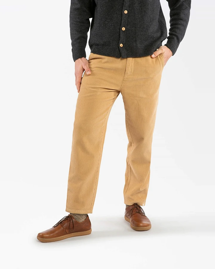 MATONA Herren vegan Hose Cord Marmot Braun
