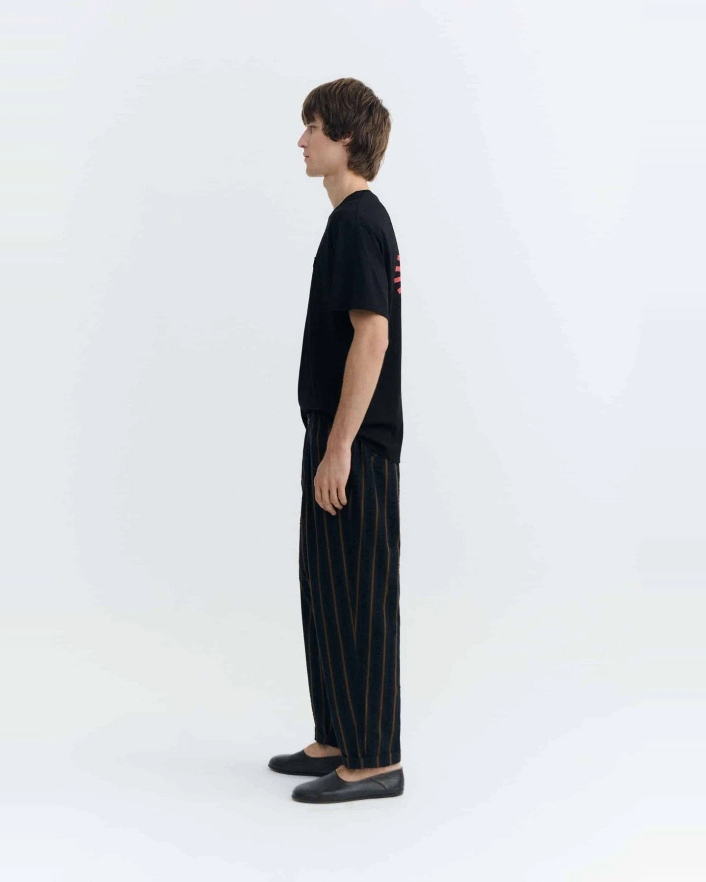 Hose Luc Portbou Stripes Blau – Ansicht 4