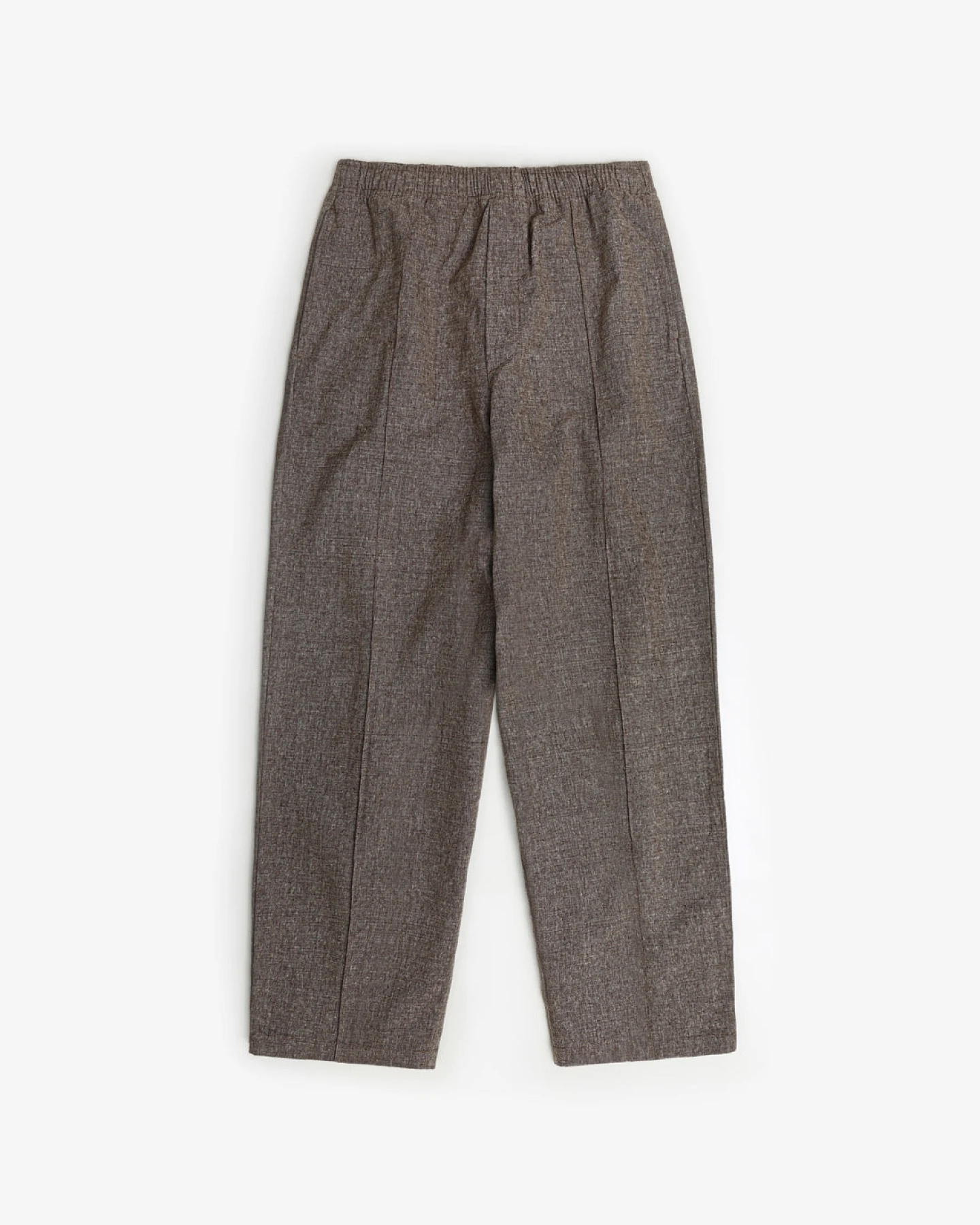 Rotholz Herren vegan Hose Wide Pleated Canvas Braun – Ansicht 2