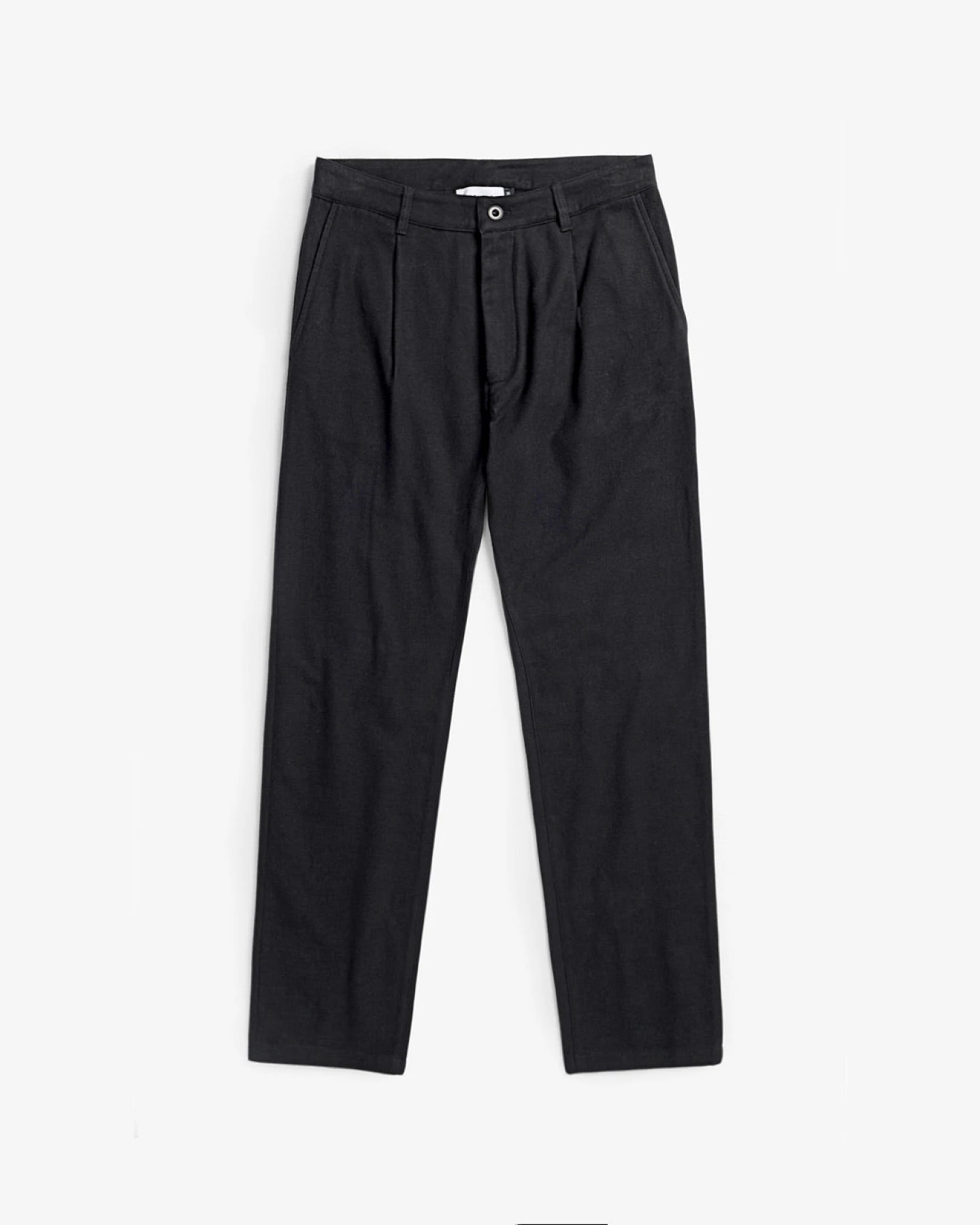 Rotholz Herren vegan Hose Flanell Everyday Schwarz – Ansicht 2