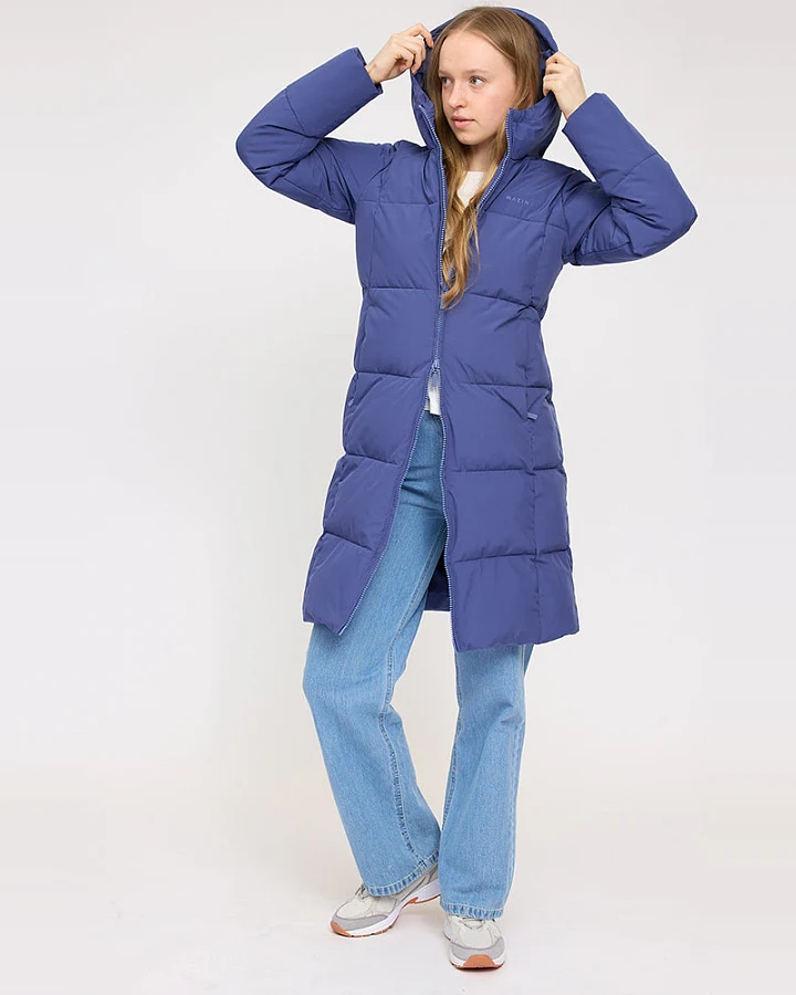 Mazine Damen vegan Pufferjacke Violett Blau