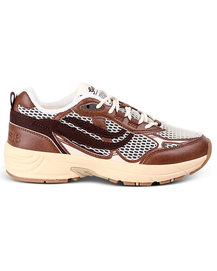 Genesis Herren vegan Sneaker G-Eco 99 2-Tone Braun/Weiß