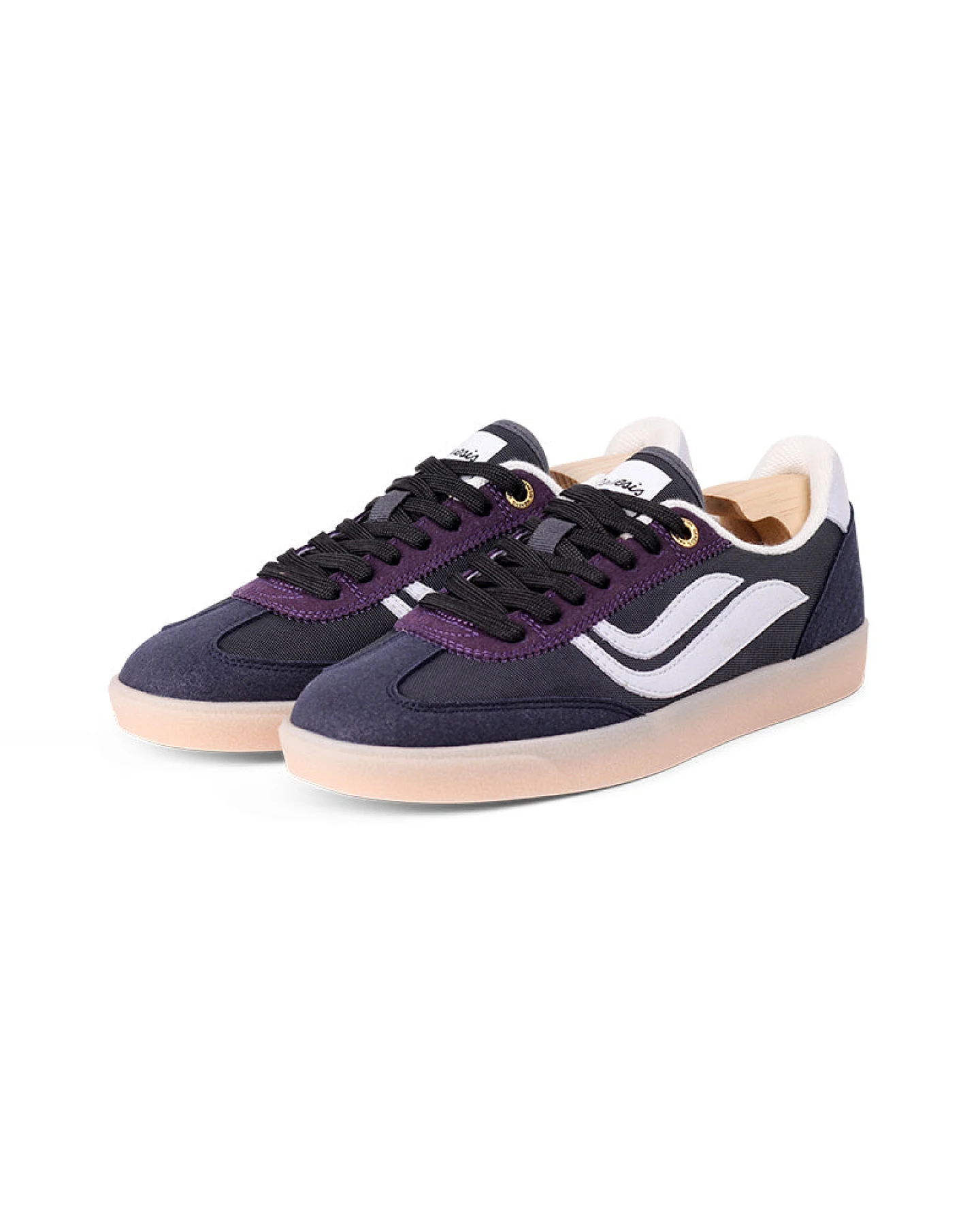 Genesis Damen vegan Sneaker G-Volley Mesh Deep Purple – Ansicht 2