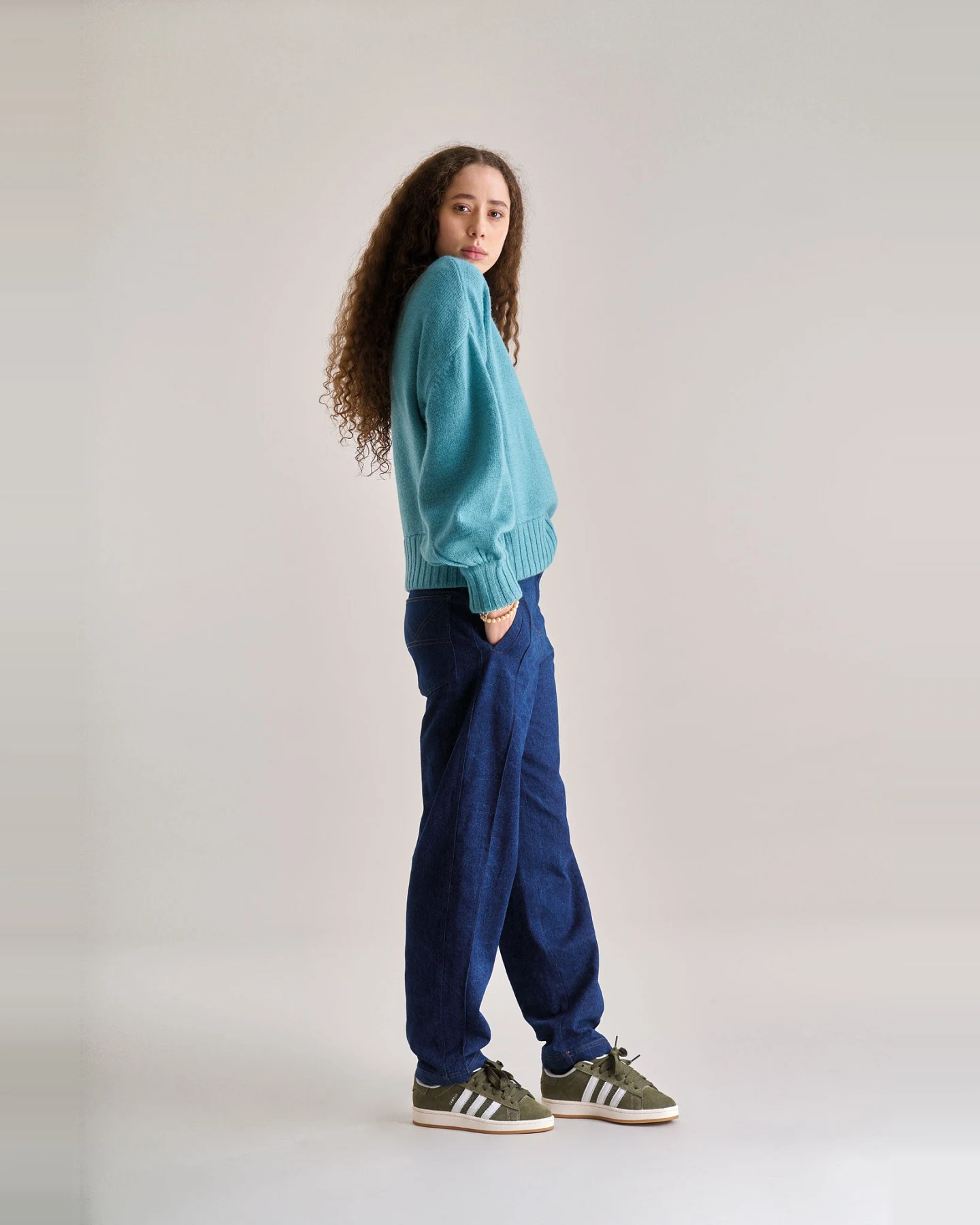 KOMODO Damen vegan Jeans Claudia Dark Denim – Ansicht 2