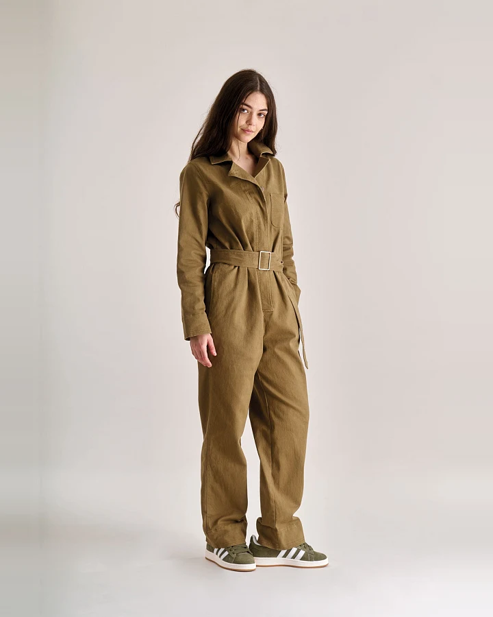 KOMODO Damen vegan Jumpsuit Lyon Olive