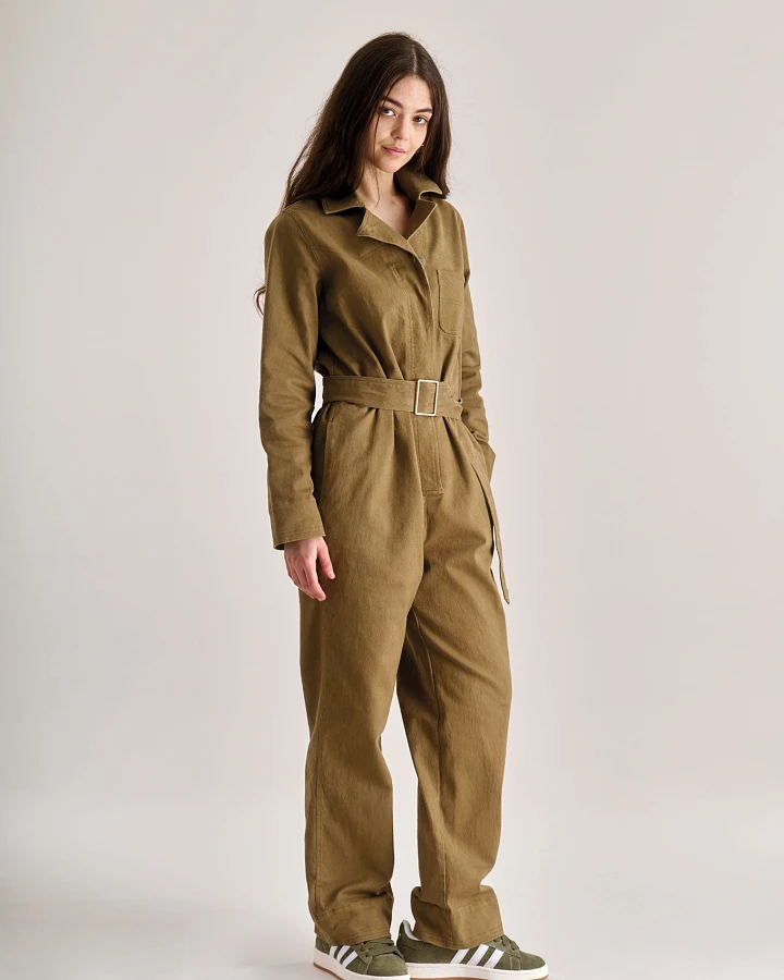 KOMODO Damen vegan Jumpsuit Lyon Olive