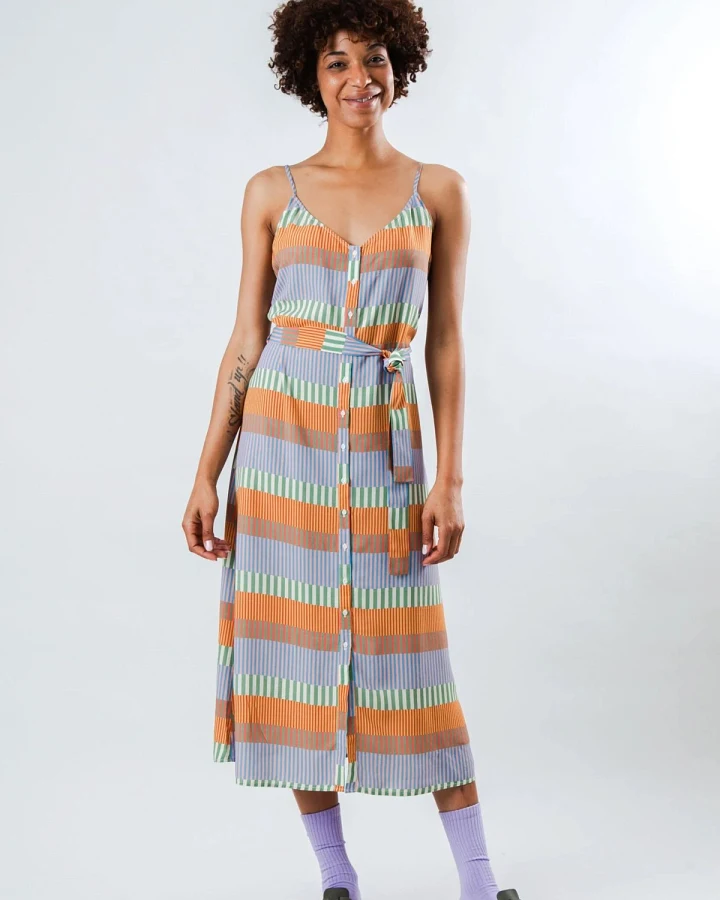 Kleid Mediterranean Strap Orange