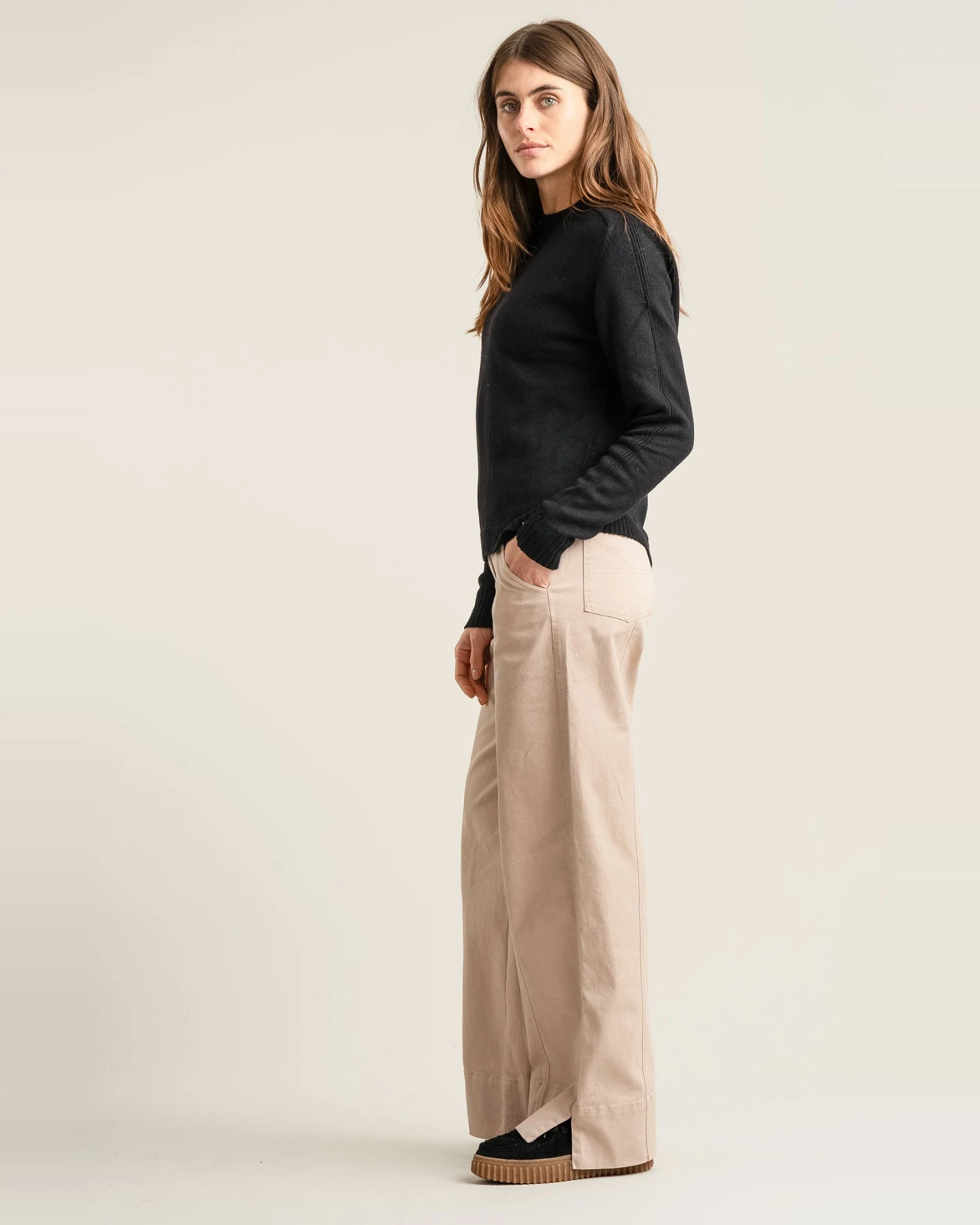 KOMODO Damen vegan Hose Rose Dusty Pink – Ansicht 2