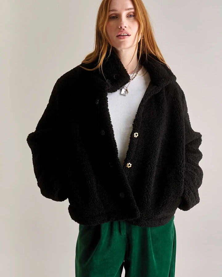 KOMODO Damen vegan Jacke Isobel Schwarz