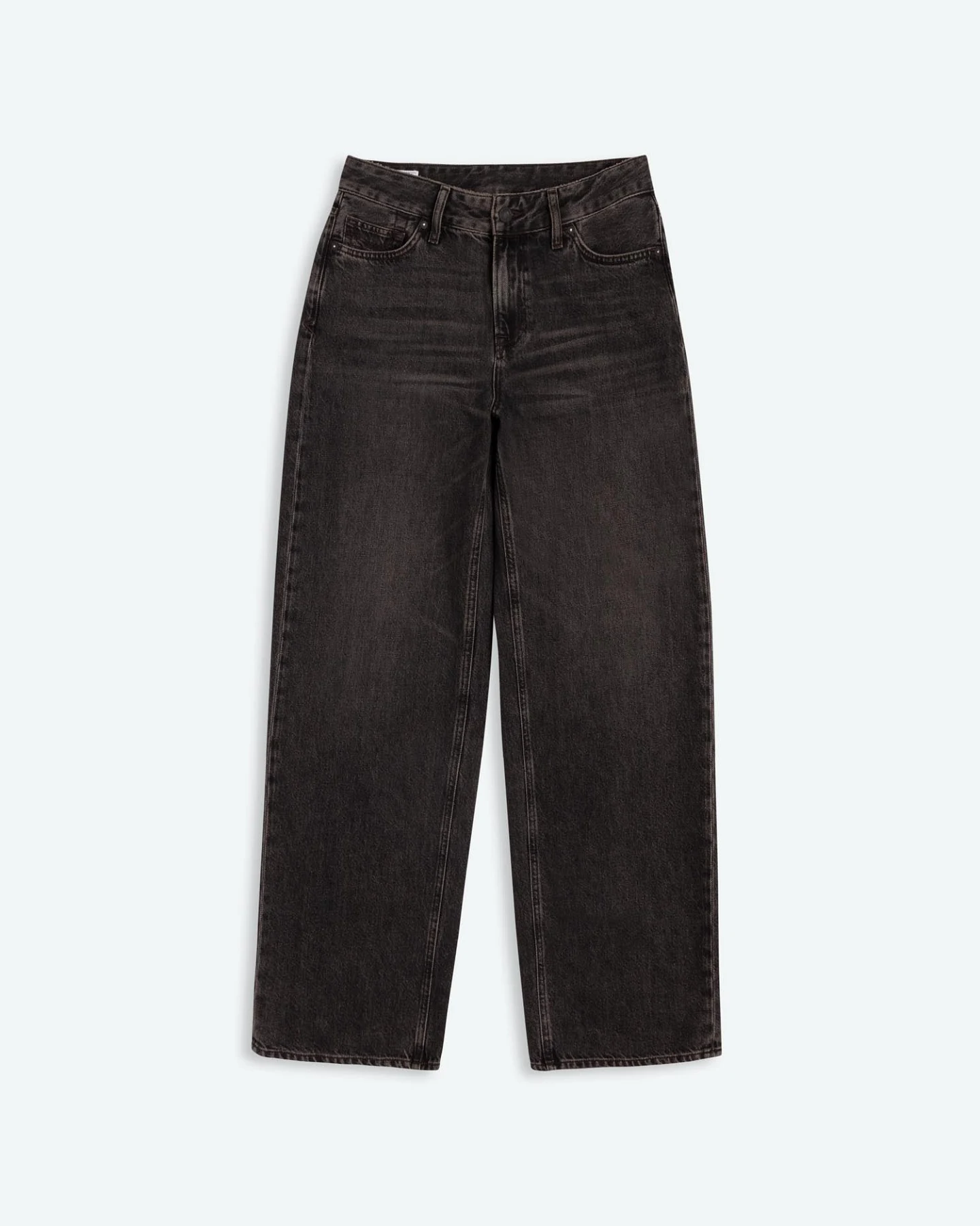 Kings of Indigo Damen vegan Jeans Joan Denim Schwarz – Ansicht 2