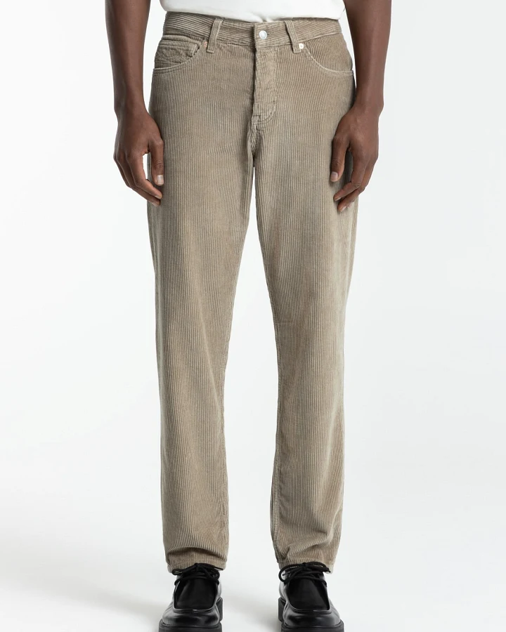 Kings of Indigo Herren vegan Kordhose Sushan Silberner Nerz Beige