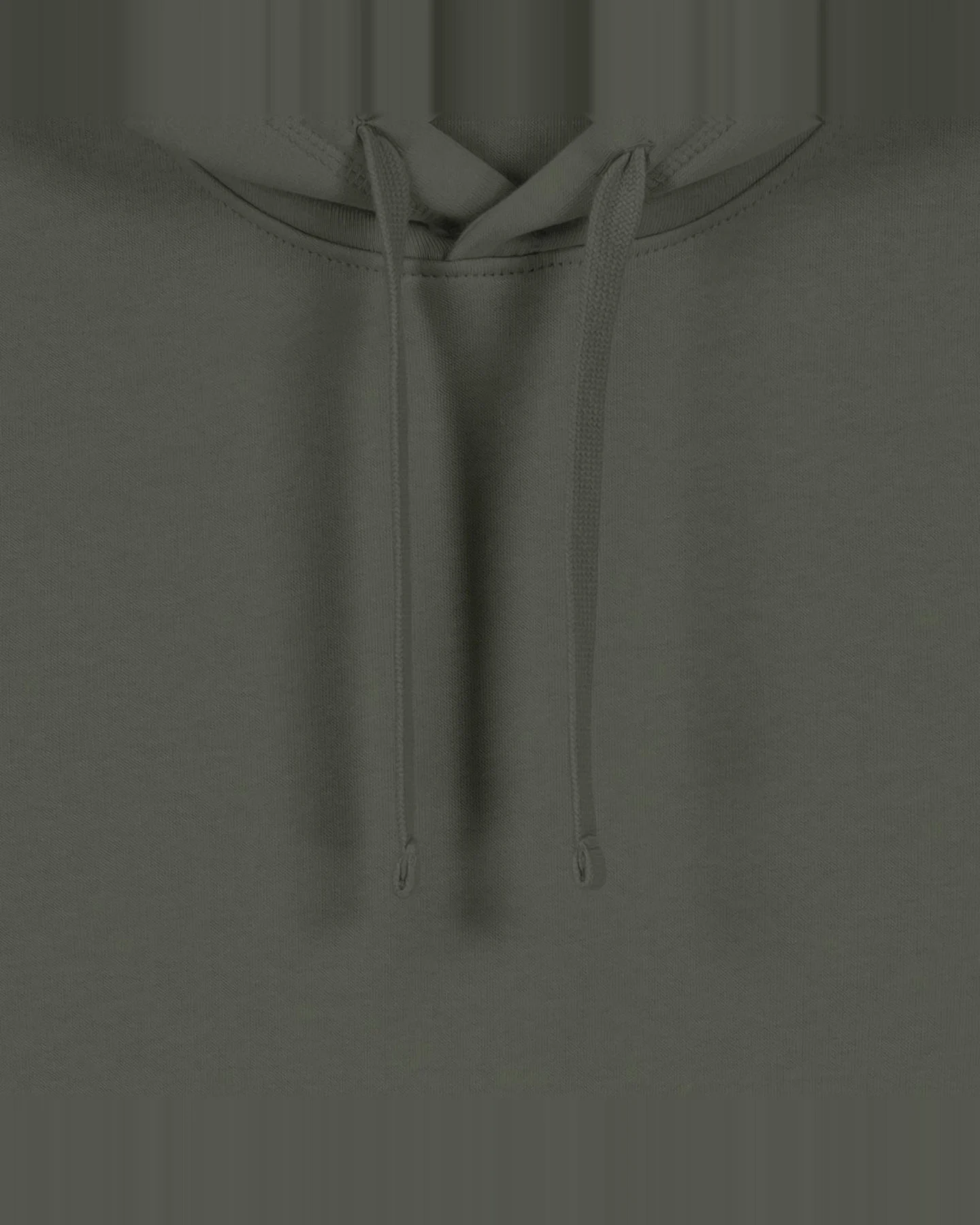 Inaska Herren vegan Hoodie Signature Eco Khaki Sage – Ansicht 2