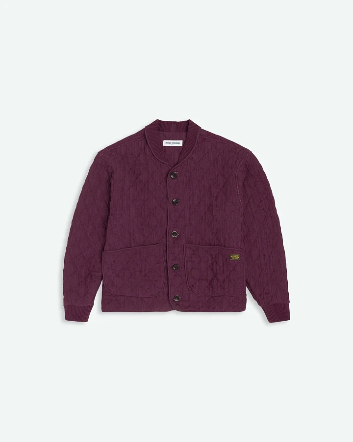 Kings of Indigo Herren vegan Jacke Damba Mauve Weinrot