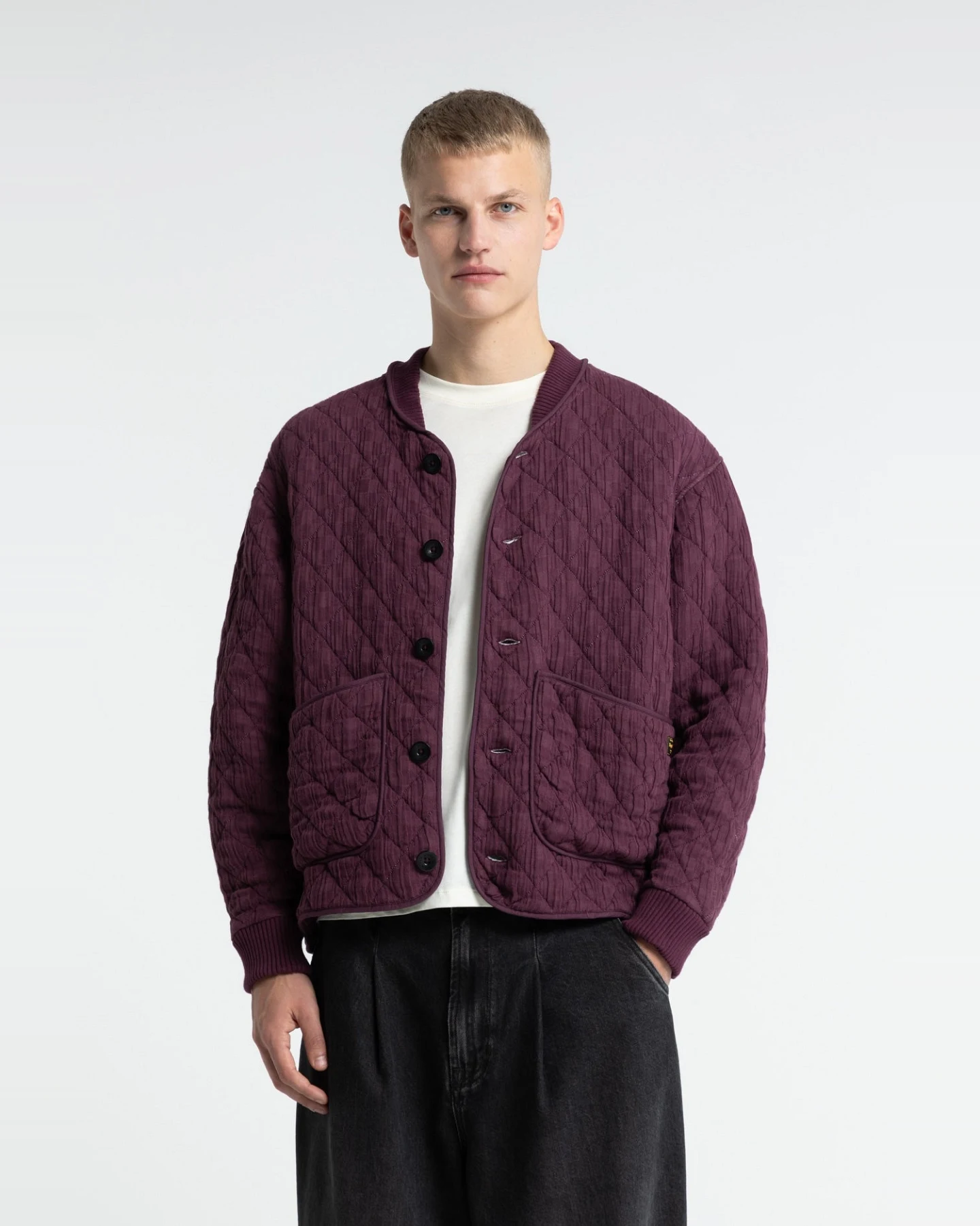 Kings of Indigo Herren vegan Jacke Damba Mauve Weinrot – Ansicht 2