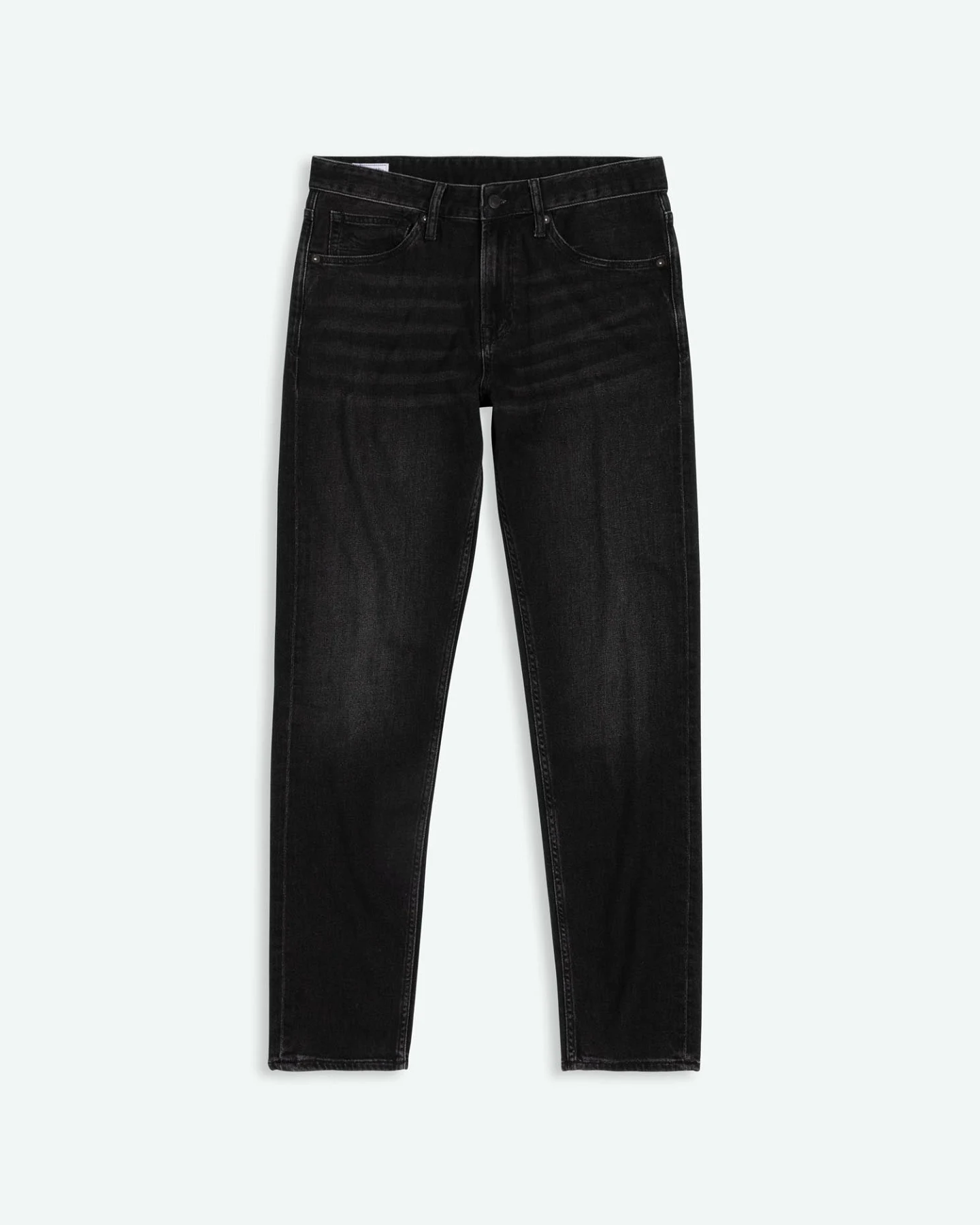 Kings of Indigo Herren vegan Jeans Addo Schwarz – Ansicht 2