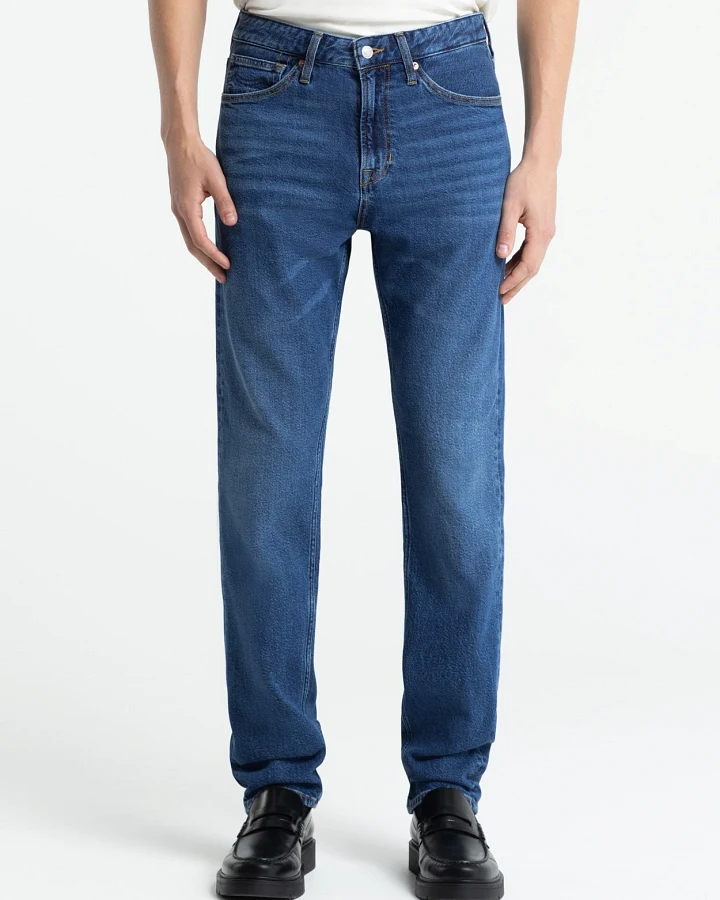 Kings of Indigo Herren vegan Jeans Addo Mittelblau