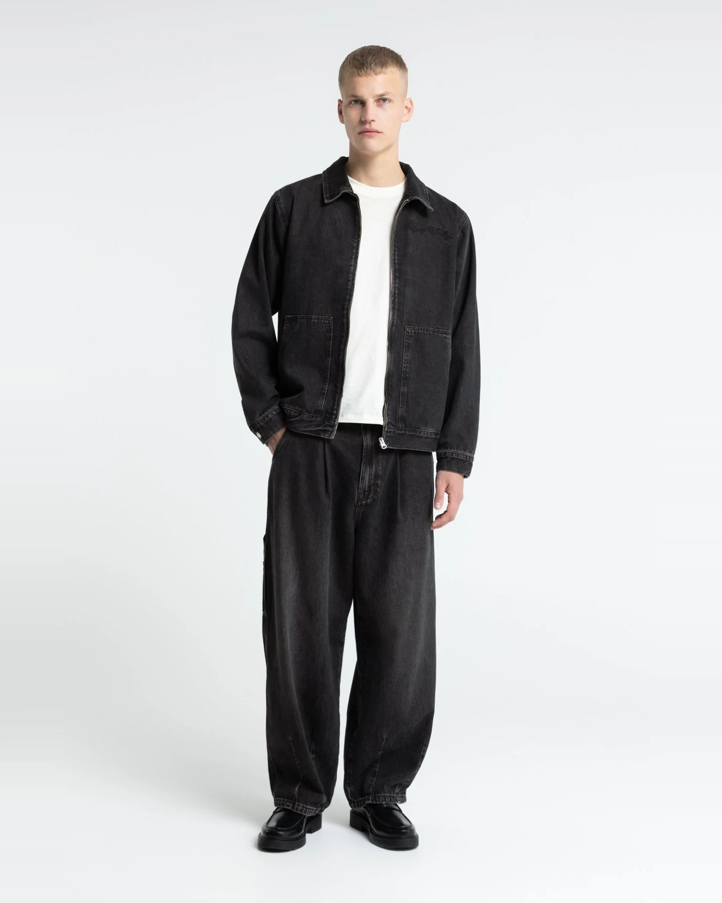 Kings of Indigo Herren vegan Hose Sabium Vilma Schwarz – Ansicht 2