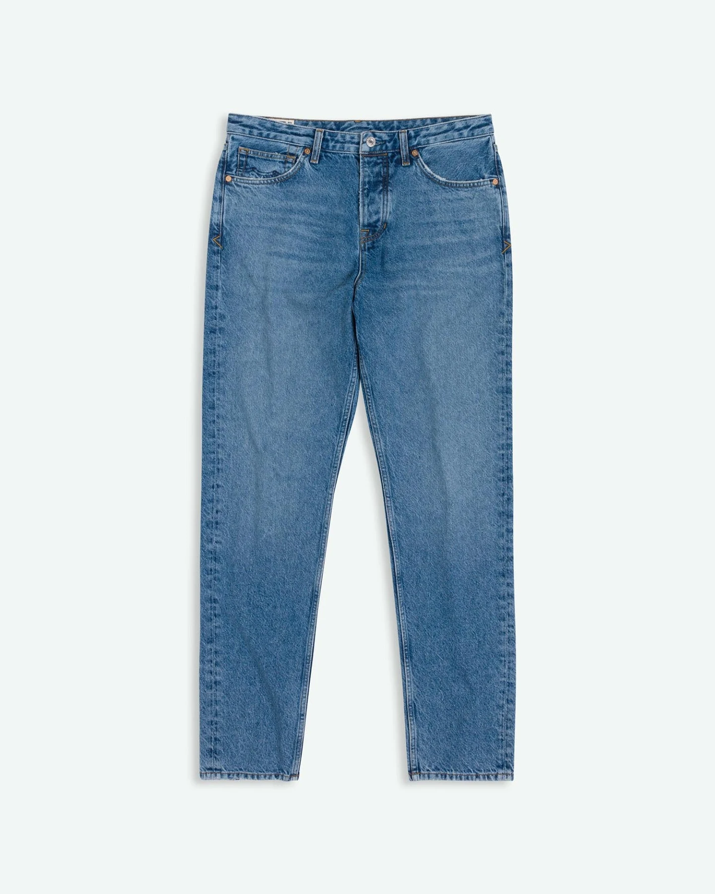 Kings of Indigo Herren vegan Jeans Sushan Mid Denim Blau – Ansicht 2