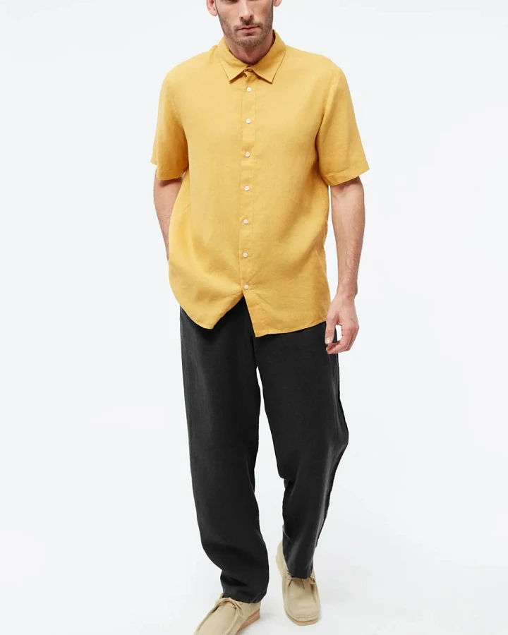 Hose GBHelge Linen Schwarz