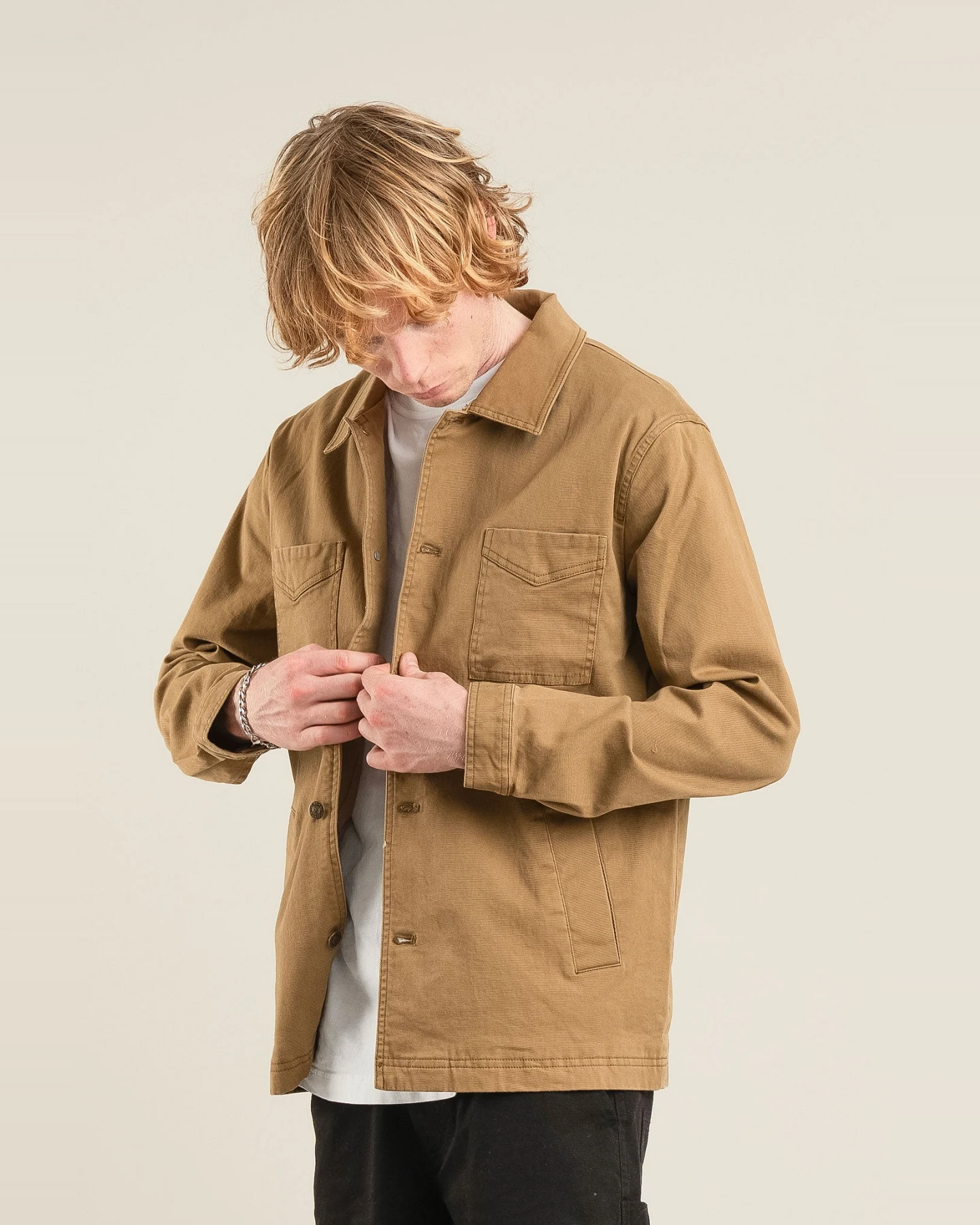 KOMODO Herren vegan Jacke Stanley Olive – Ansicht 2