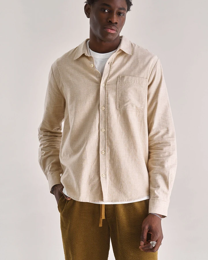 KOMODO Herren vegan Shirt Spectre Sand